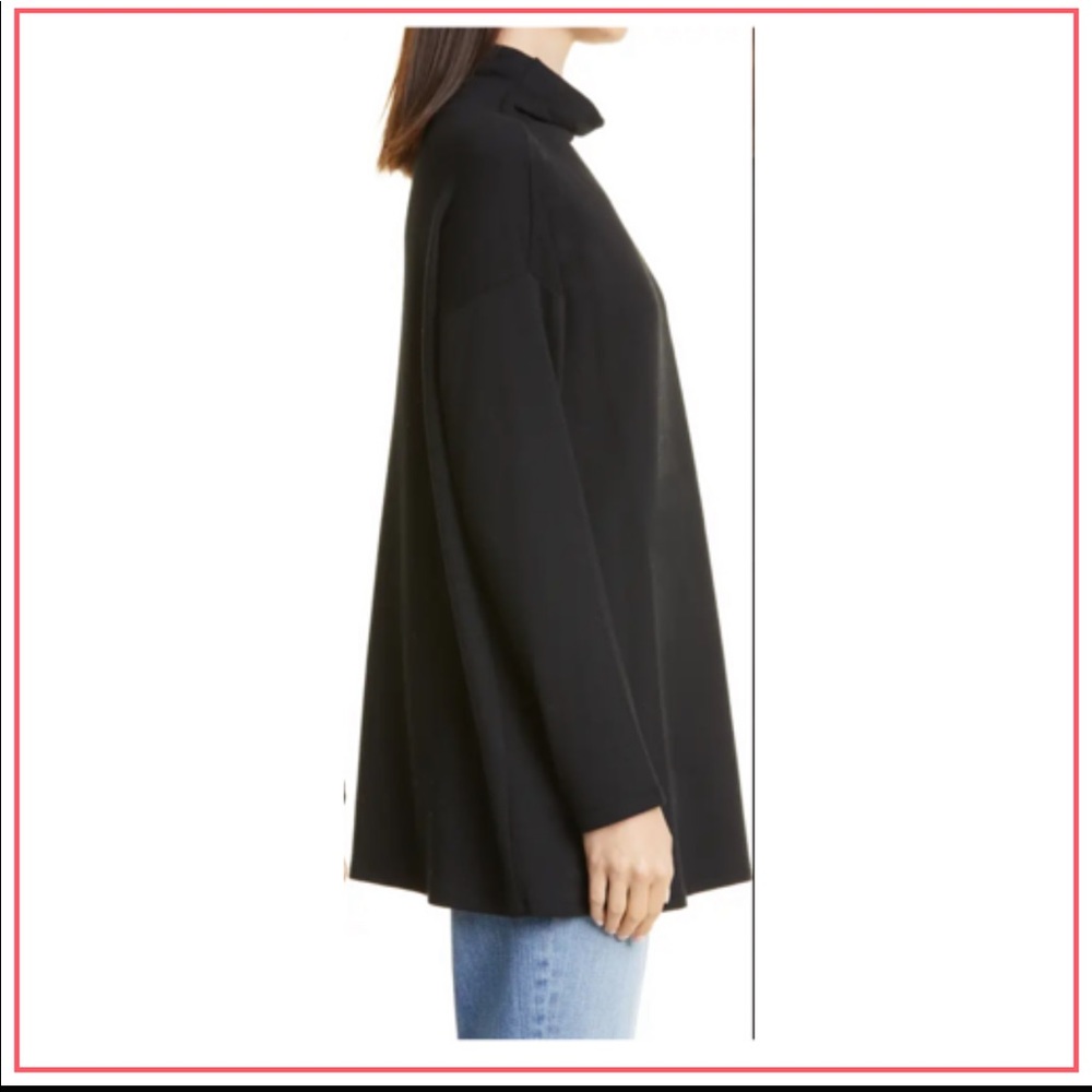 NWT EILEEN FISHER High Funnel Neck Tunic - Picture 7 of 14